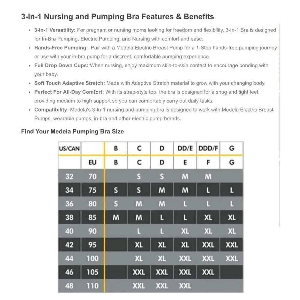 Medela Nursing Bra
